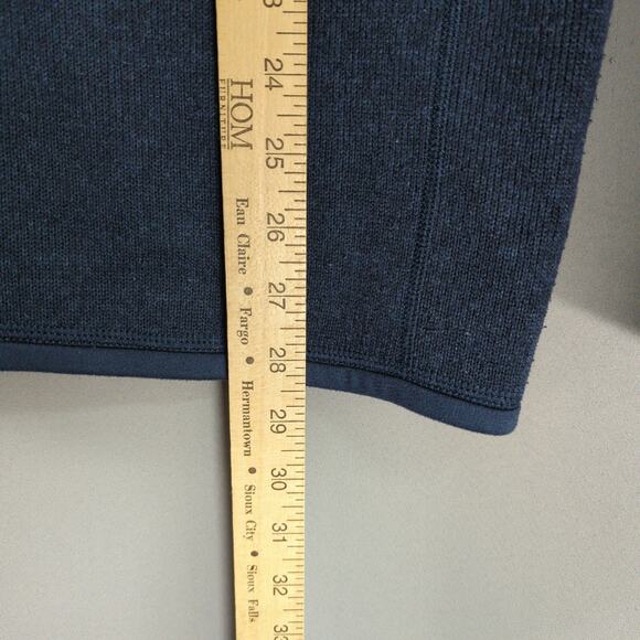 Patagonia Better Sweater Mens L Blue Logo 1/4 Zip Gorpcore Hiking - Picture 7 of 9